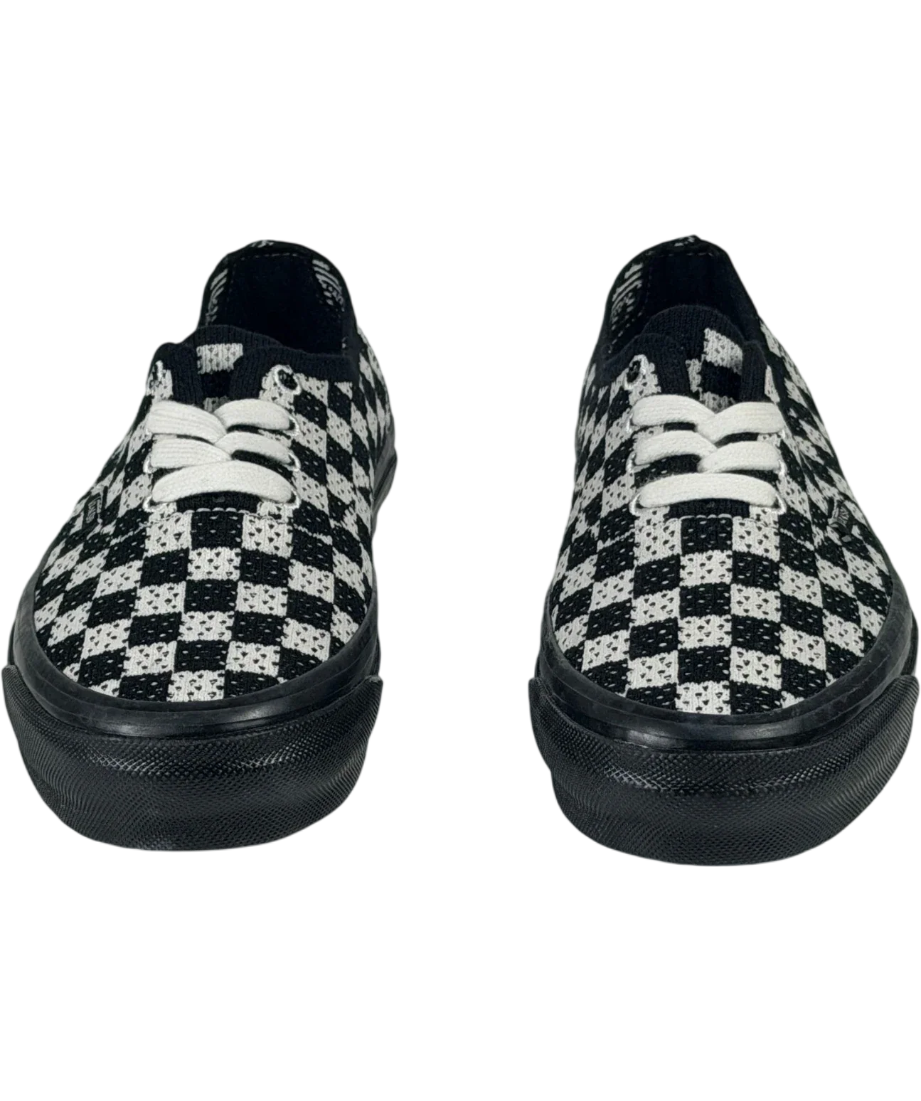 VANS Premium Authentic 44 Ek Punk Check Black And Marshmallow Sneakers UK 3 EU 36