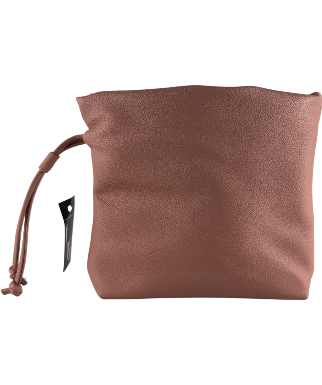 MAC Pink Drawstring Makeup Bag One Size