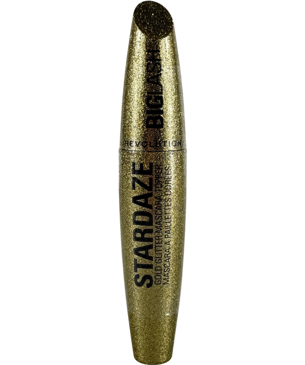 Revolution Big Lash Stardaze Hair & Brow Glitter Mascara Topper Stardust Gold Gold 9g