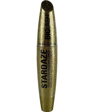 Revolution Big Lash Stardaze Hair & Brow Glitter Mascara Topper Stardust Gold Gold 9g
