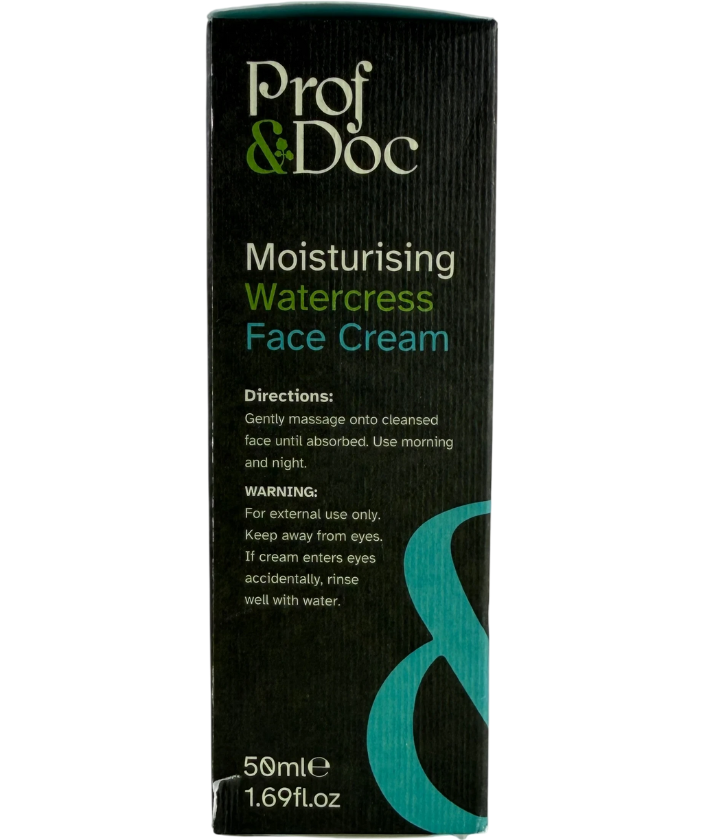 Prof & Doc Moisturising Watercress Face Cream 50ml