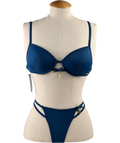 Adora Swim Viola & Luna Bikini Set Teal Blue Size UK S/M