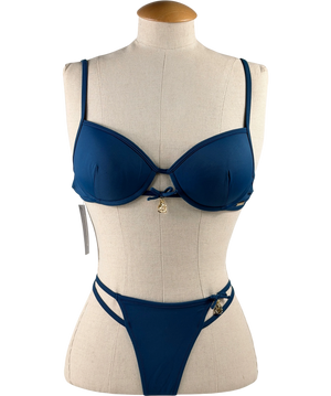 Adora Swim Viola & Luna Bikini Set Teal Blue Size UK S/M