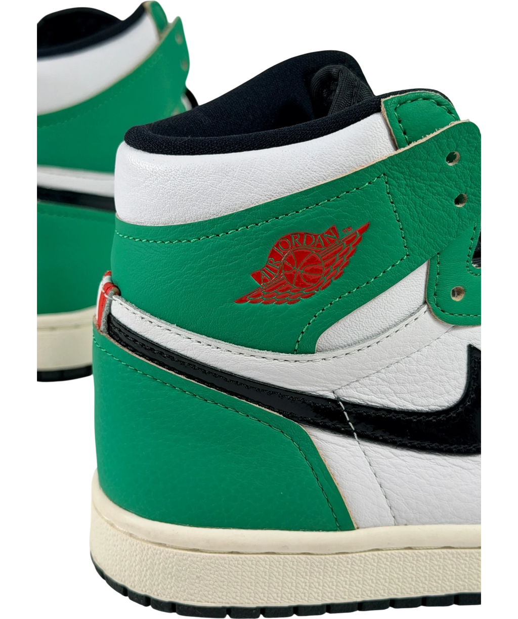 Nike Air Jordan 1 Retro High Og Lucky Green Trainers UK 4 EU 37