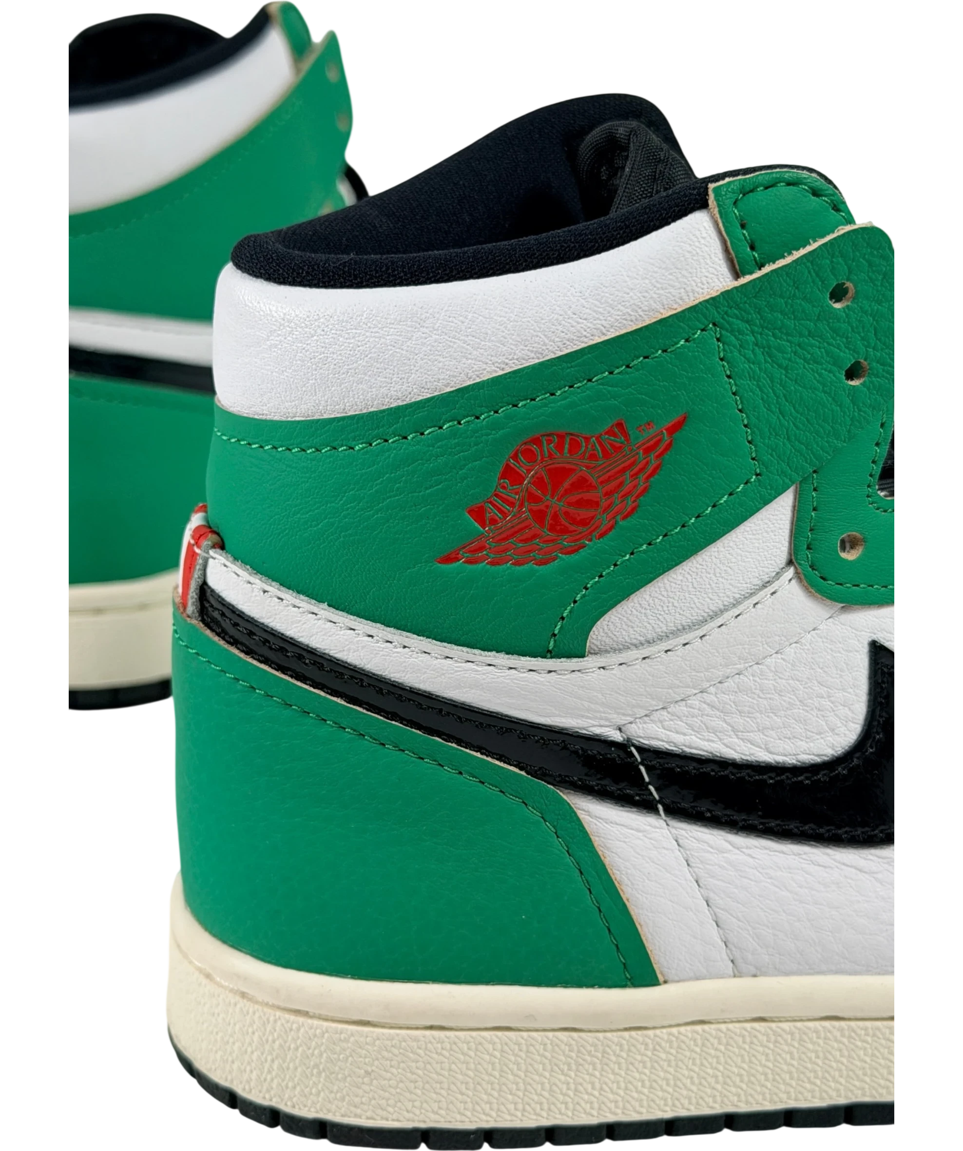 Nike Air Jordan 1 Retro High Og Lucky Green Trainers UK 4 EU 37