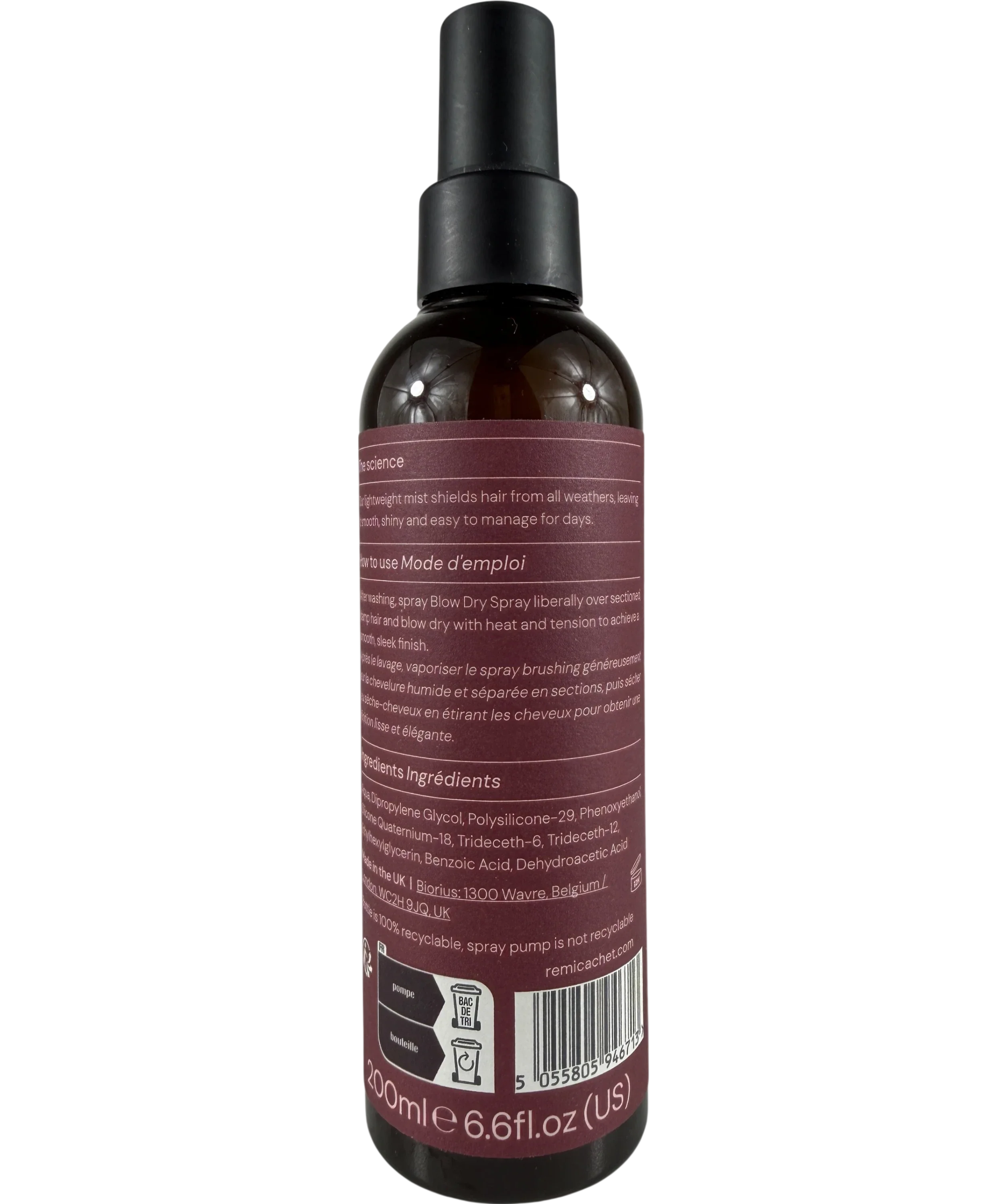 Remi cachet Hairarchy Blow Dry Spray 200ml