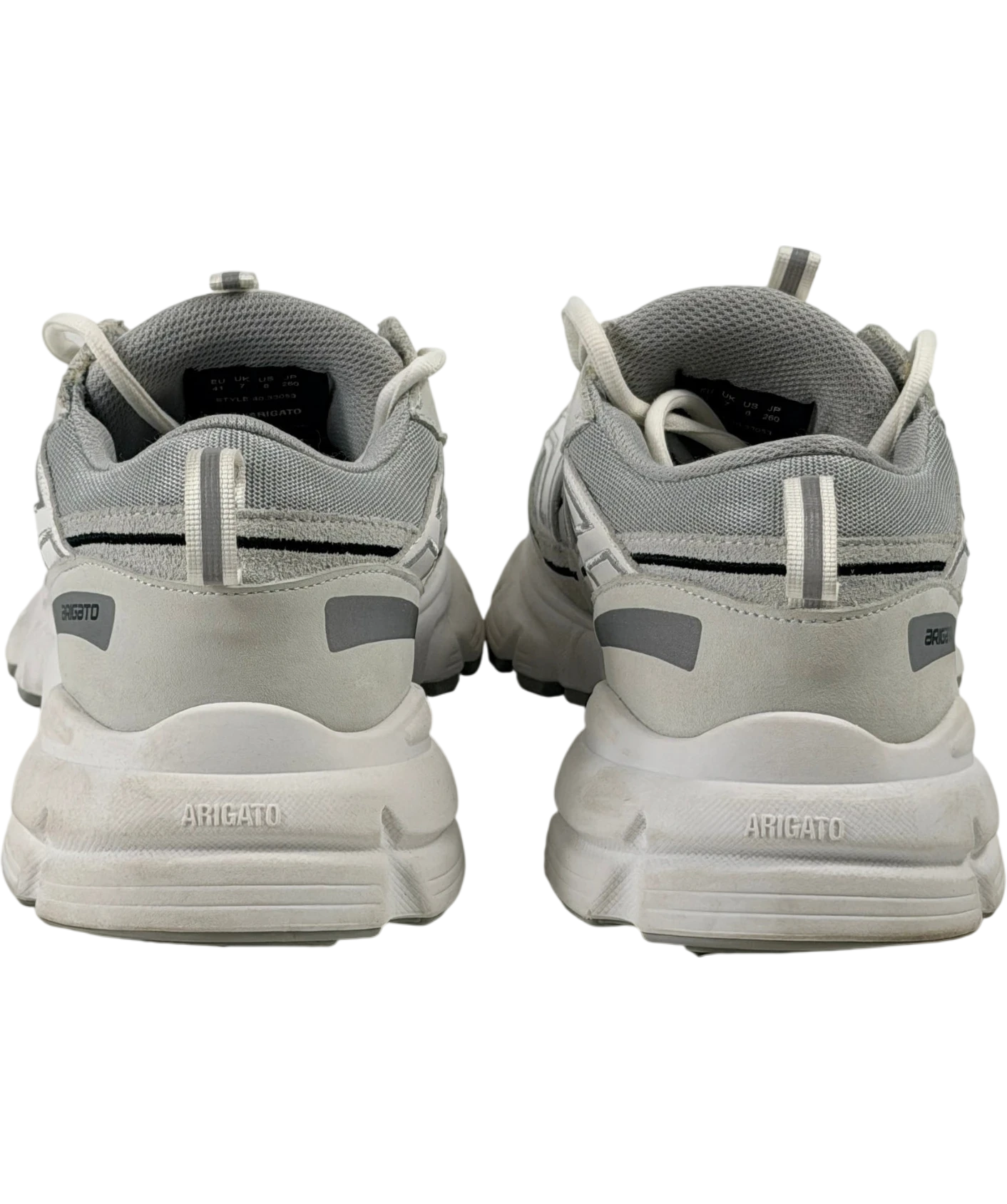 AXEL ARIGATO Marathon R-trail Grey And White Trainers UK 7 EU 41