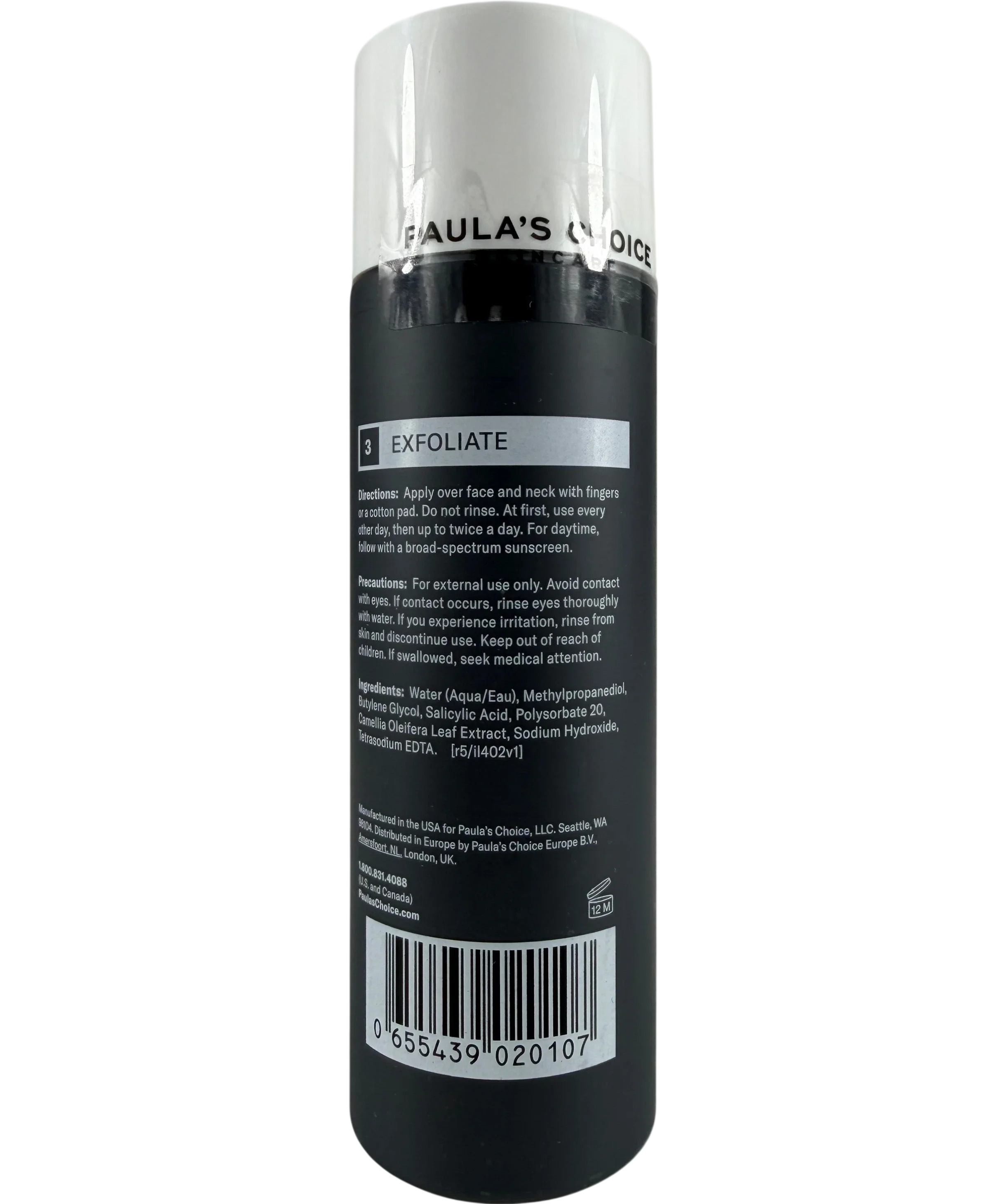 Paula's Choice Skin Perfecting 2% Bha Exfoliating Toner 118ml