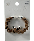 M&S Collection Skin Kind Ruched Beige Hoop Earrings One Size