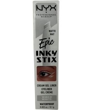 NYX Epic Inky Stix Waterproof Cream Gel Eyeliner Wired White 0.1g
