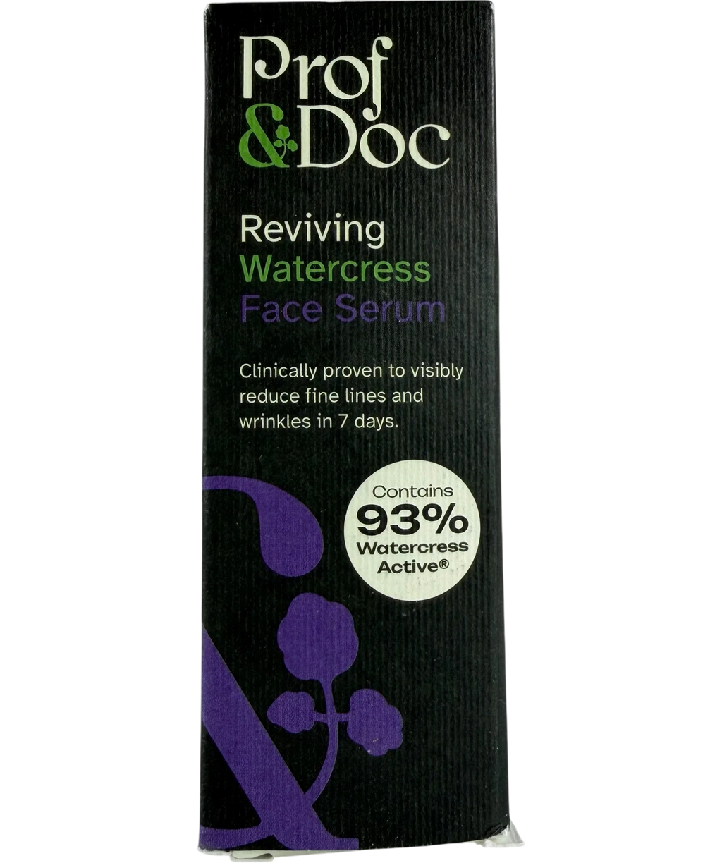 Prof & Doc Reviving Watercress Face Serum 50ml