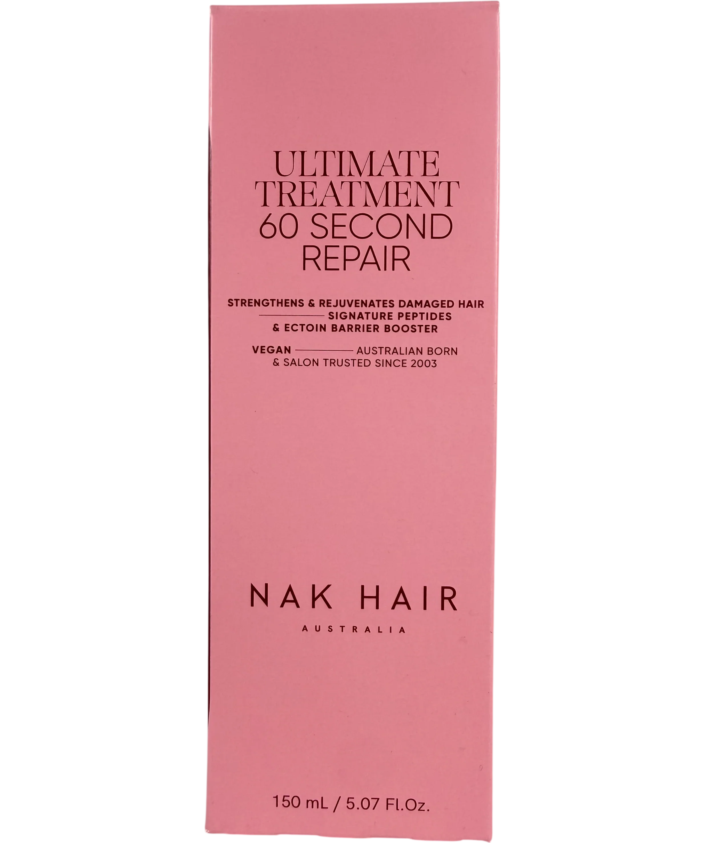 Nak Hair Ultimate Treatment - 60 Second Repair 150ml