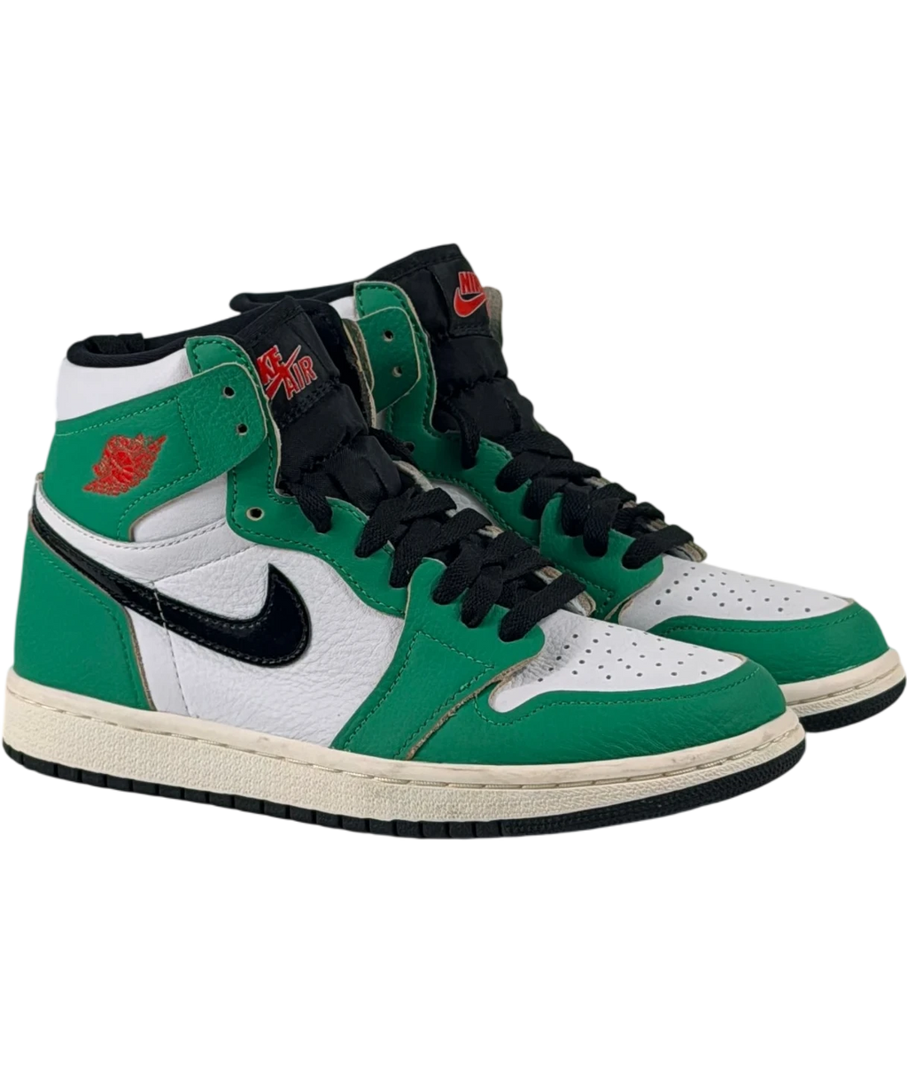 Nike Air Jordan 1 Retro High Og Lucky Green Trainers UK 4 EU 37