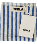 TEKLA Blue Coastal Stripes Towel One Size