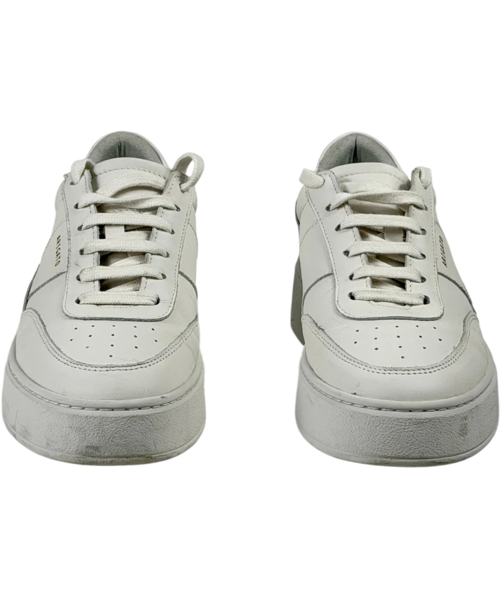 AXEL ARIGATO White Orbit Vintage All-white Leather Platform Trainers UK 6.5 EU 40