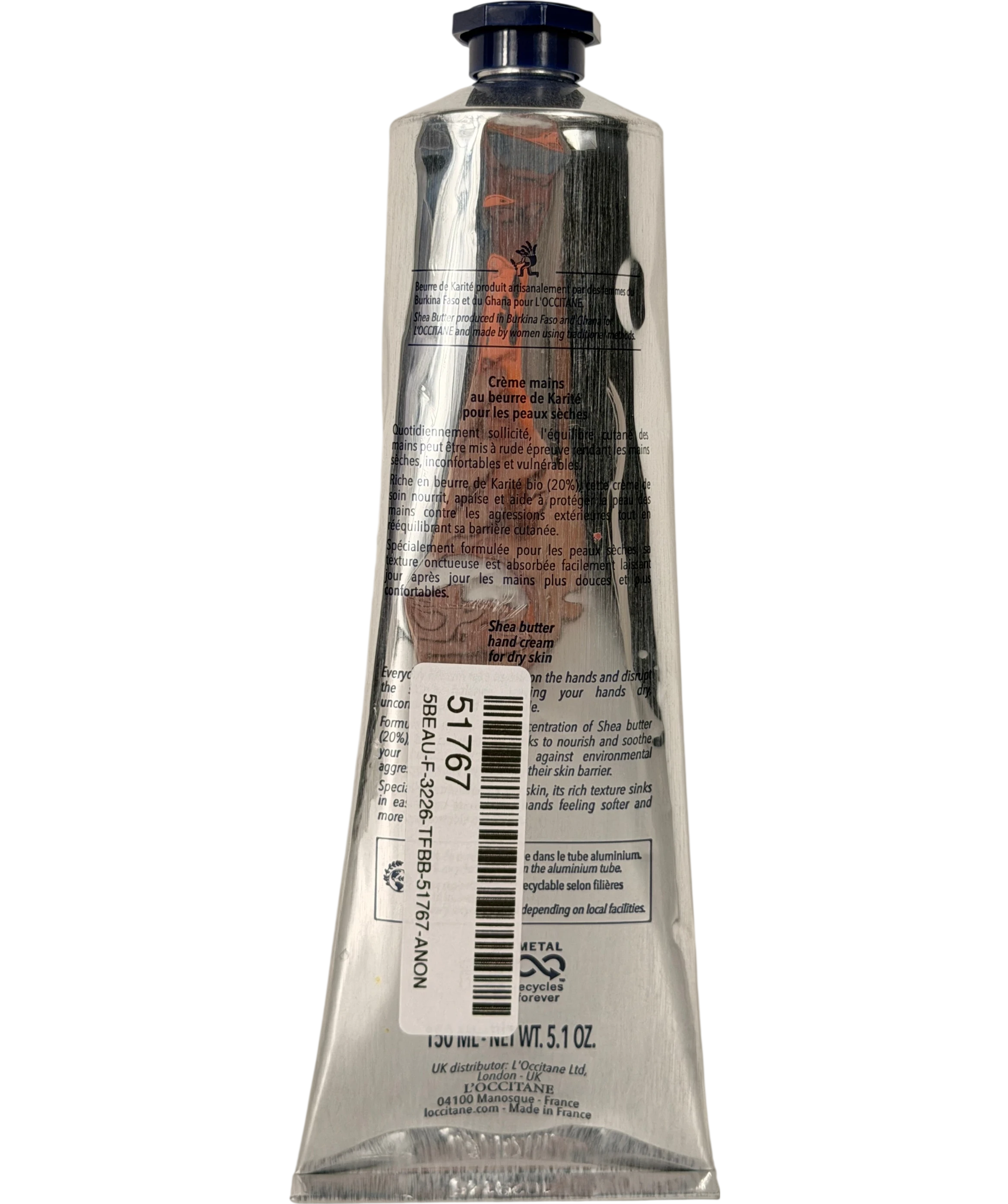 Loccitane Shea (karité) Hand Cream 150ml