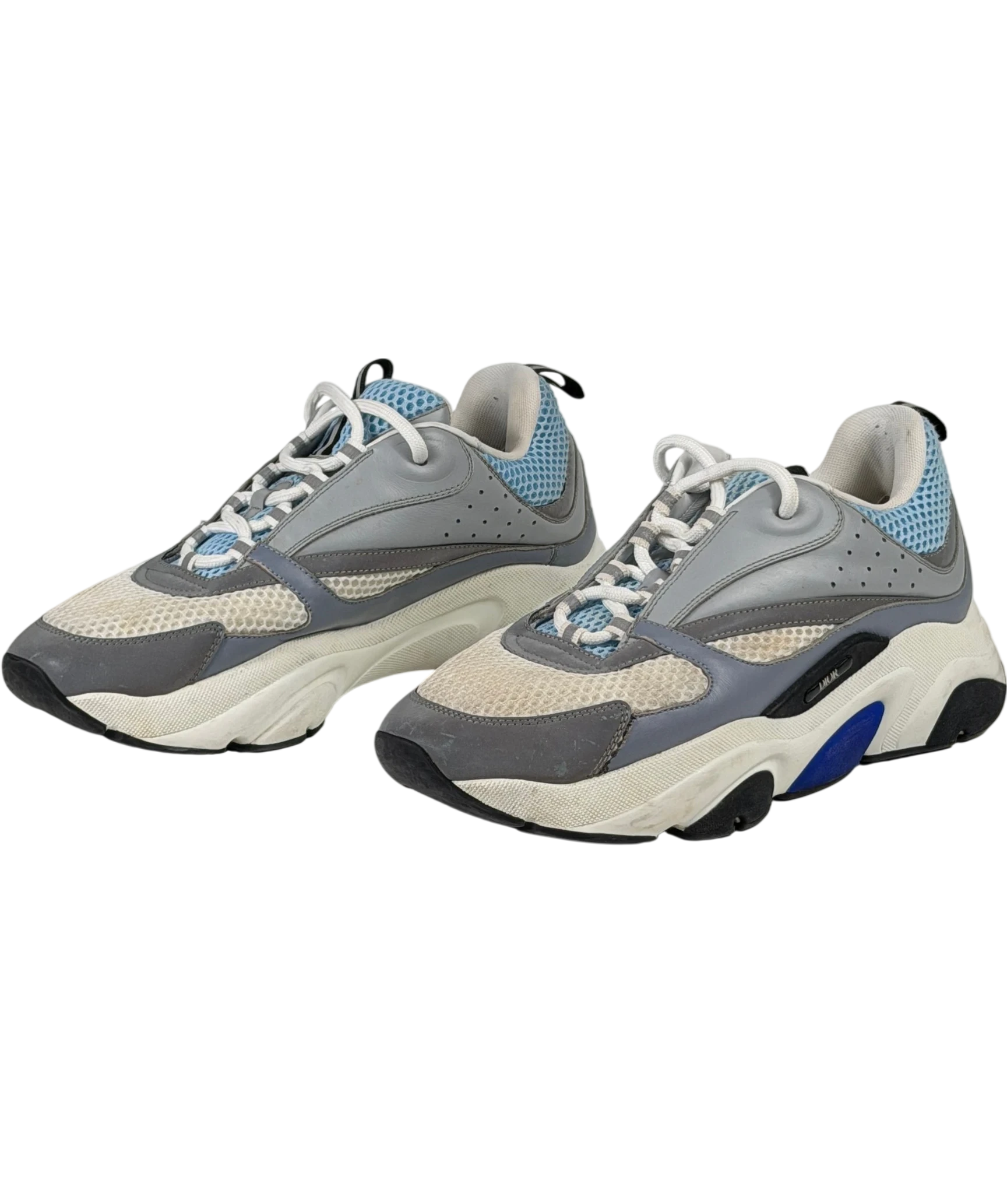DIOR Dior Trainers - B22 Reflective Blue Grey White UK 9 EU 43