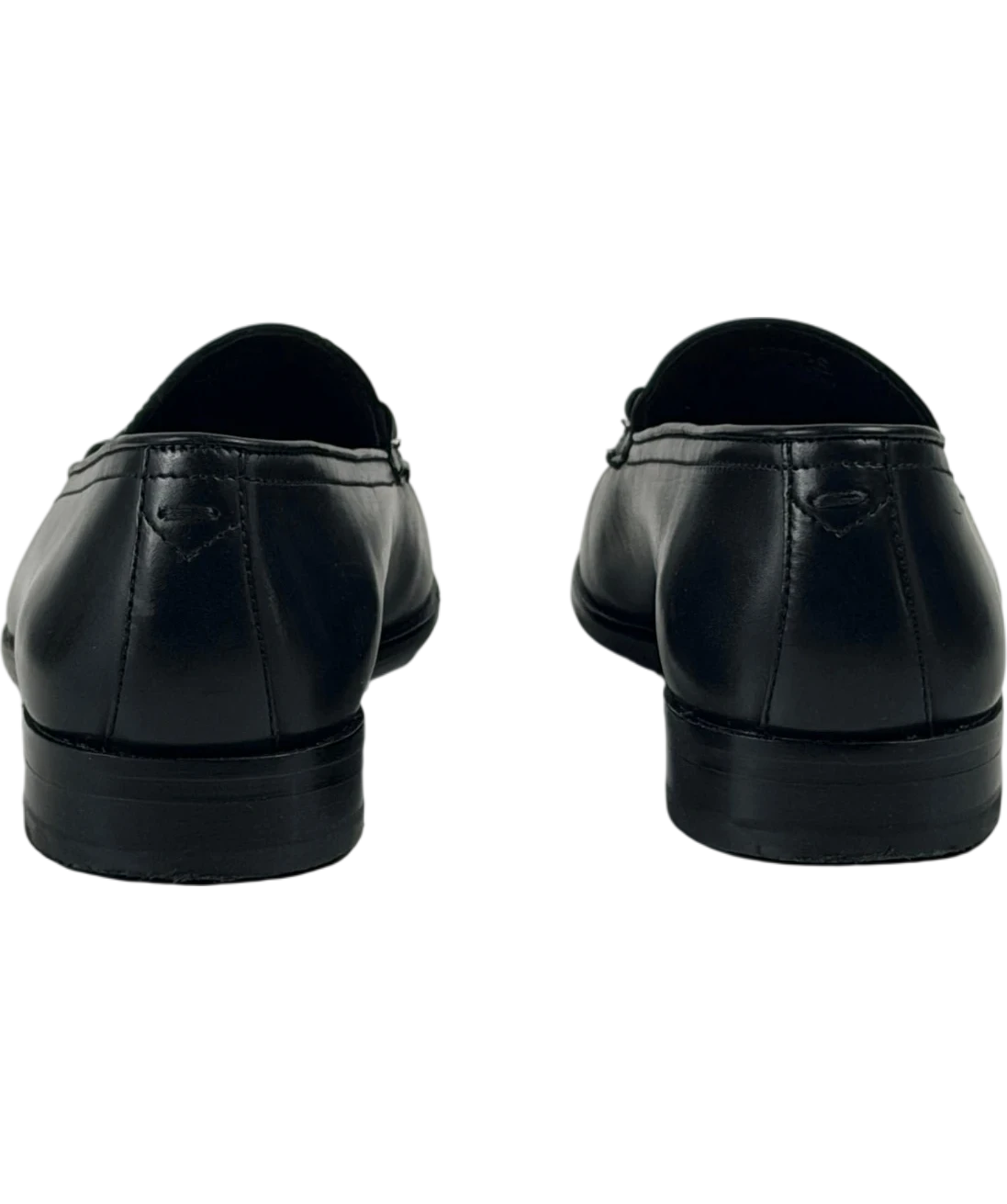 M&S Autograph Black Leather Snaffle Loafers UK 6 EU 39