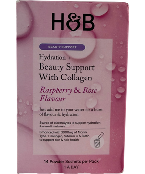 Holland & Barrett Hydration + Beauty Support With Collagen 14 pack