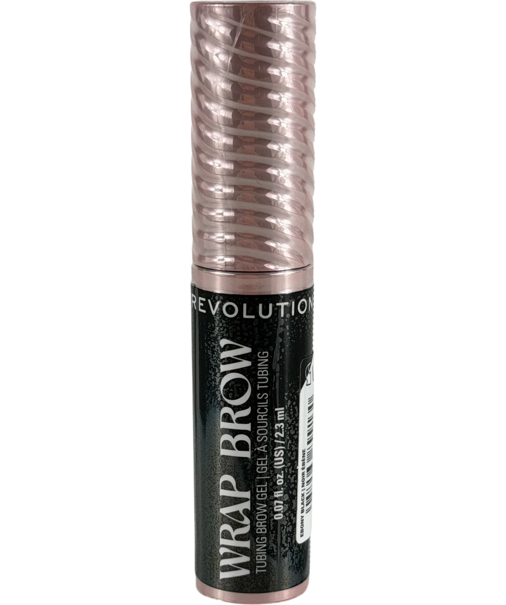 Revolution Wrap Brow Tubing Brow Gel Ebony Black 2.3ml