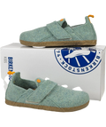 Birkenstock Kids Zermatt Hl Wool Felt Kids Slippers, Light Green UK 2 EU 34