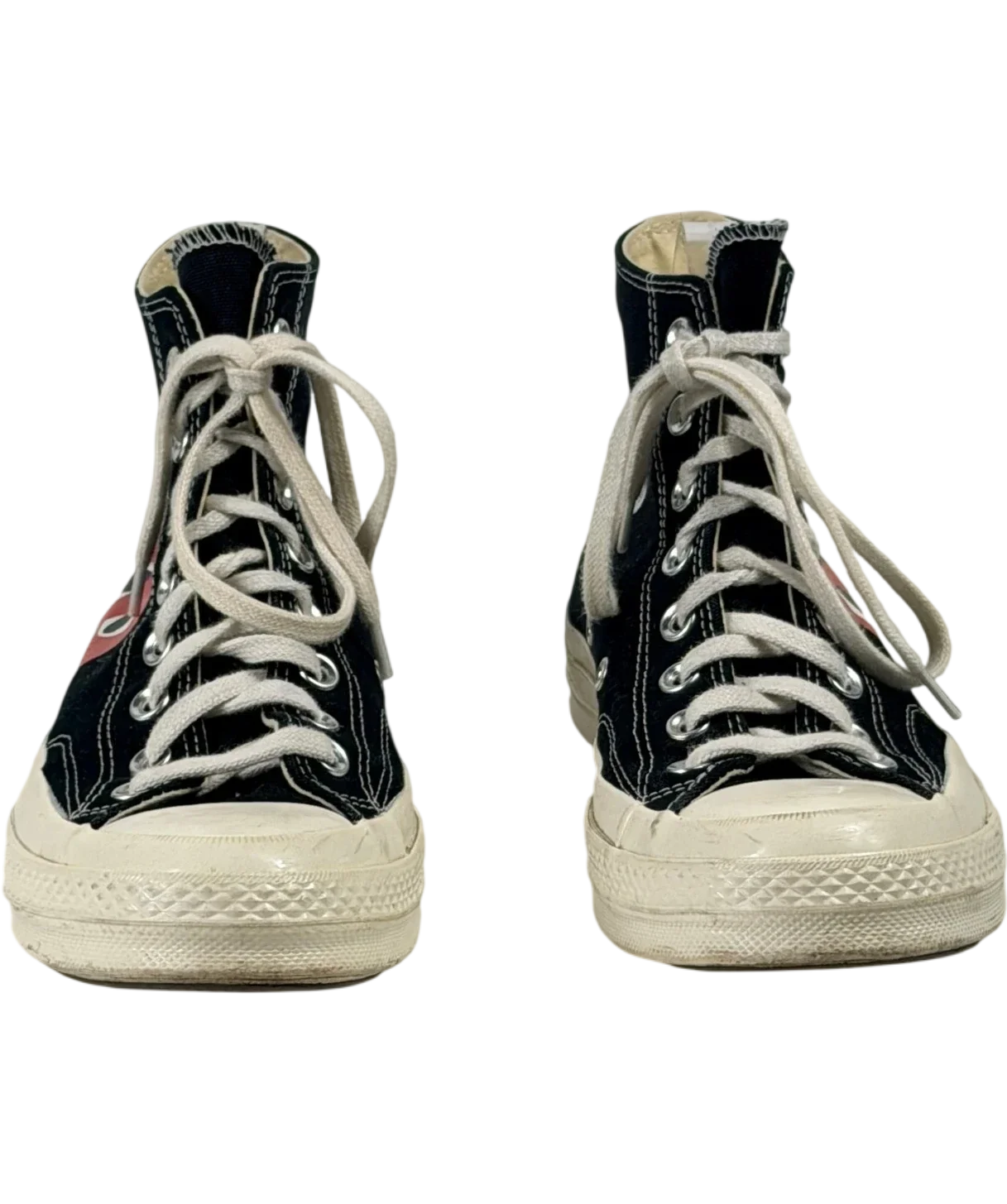 Converse X Comme Des Garçons Play Chuck 70 Black High Top Trainers UK 7 EU 40