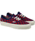 VANS Premium Authentic 44 Ek Punk Check Red And Blue Sneakers UK 3 EU 36