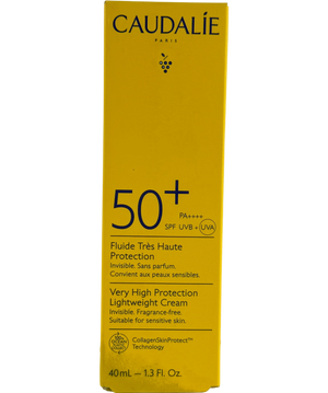 CAUDALIE Very High Protection Lightweight Cream Spf50+ 40ml