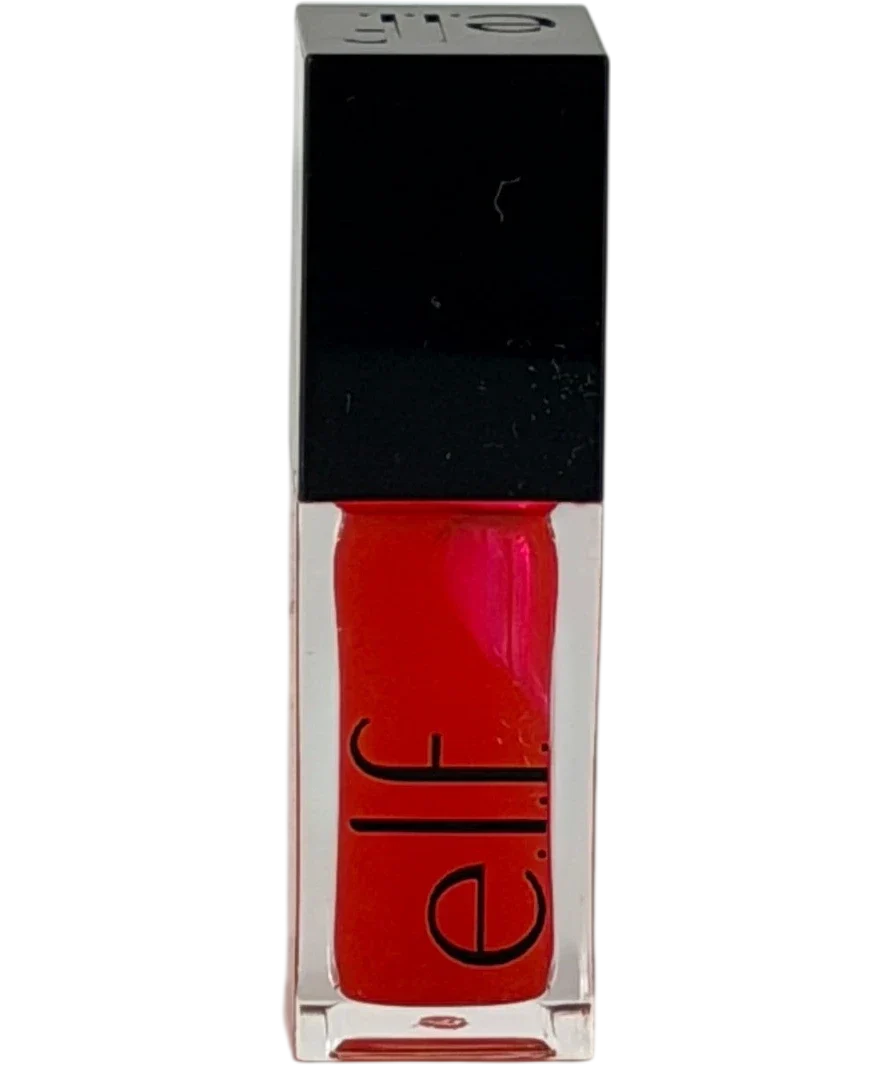 E.L.F Cosmetics Glow Reviver Lip Oil In Red Delicious 7.6ml