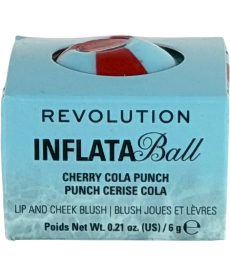 Revolution Inflataball Glow Lip & Cheek Tint Cherry Cola Punch 6G