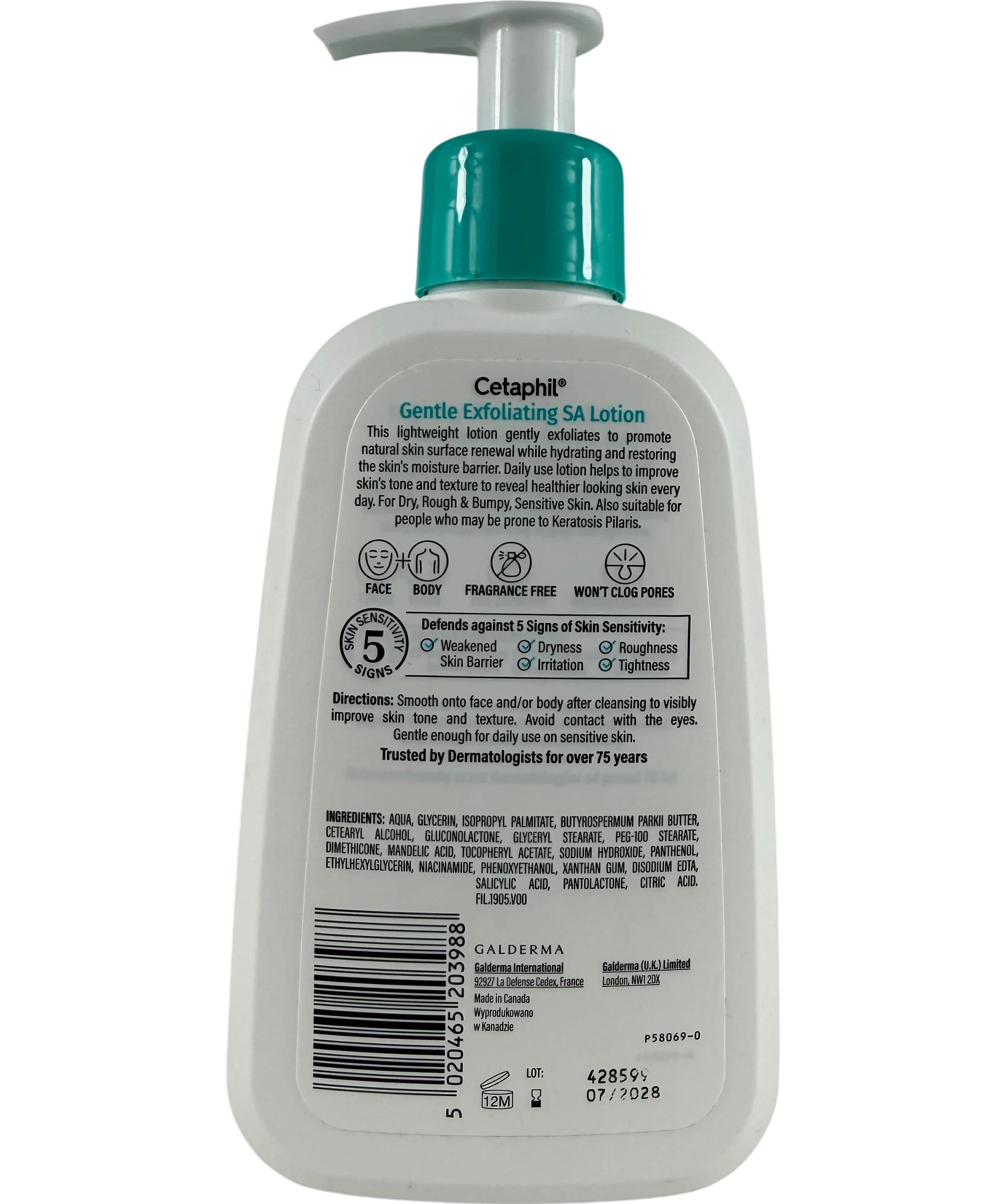 Cetaphil Gentle Exfoliating Sa Lotion 236ml
