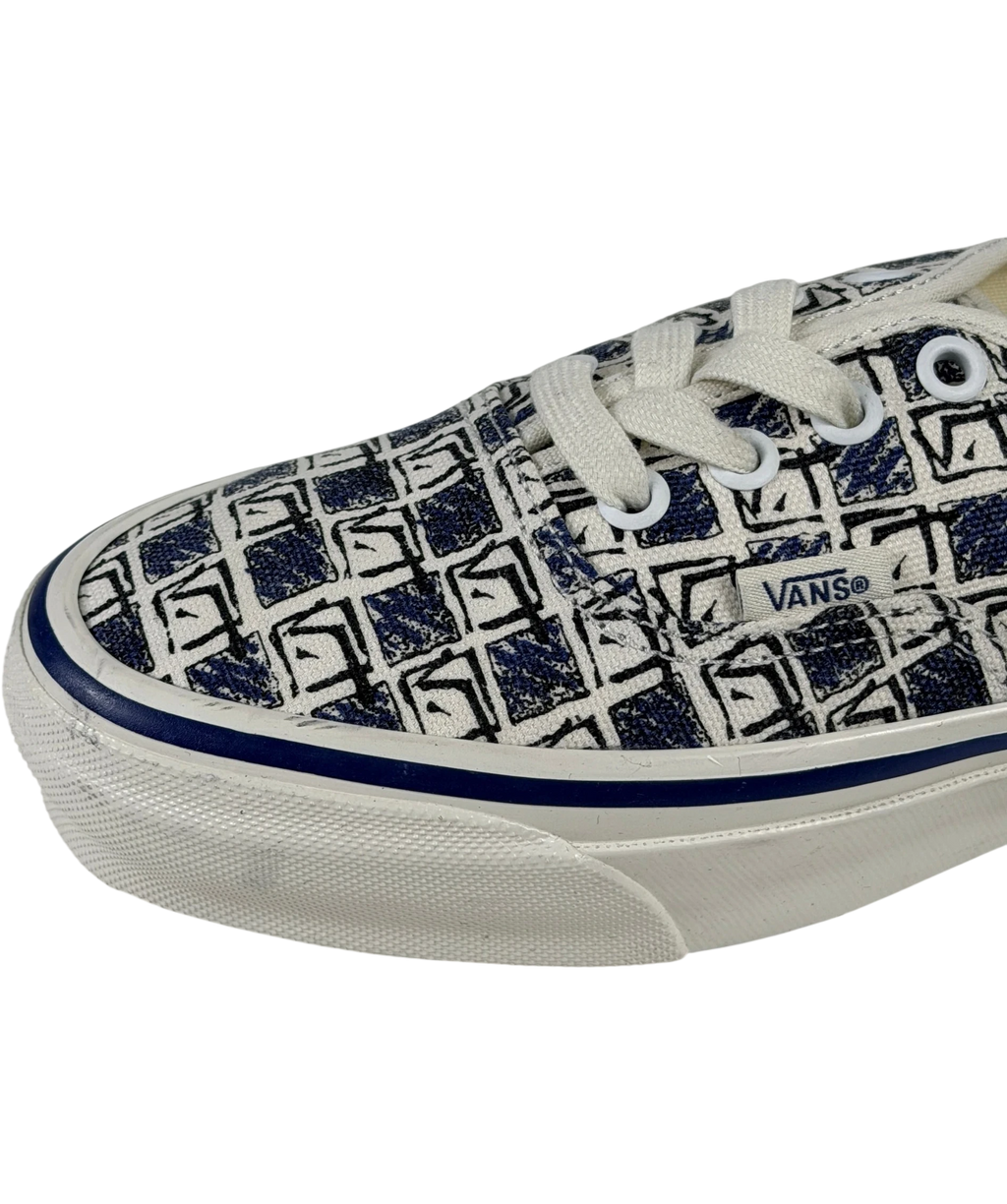 VANS Premium Authentic 44 Archive Navy Blue & White Sneakers UK 3 EU 36