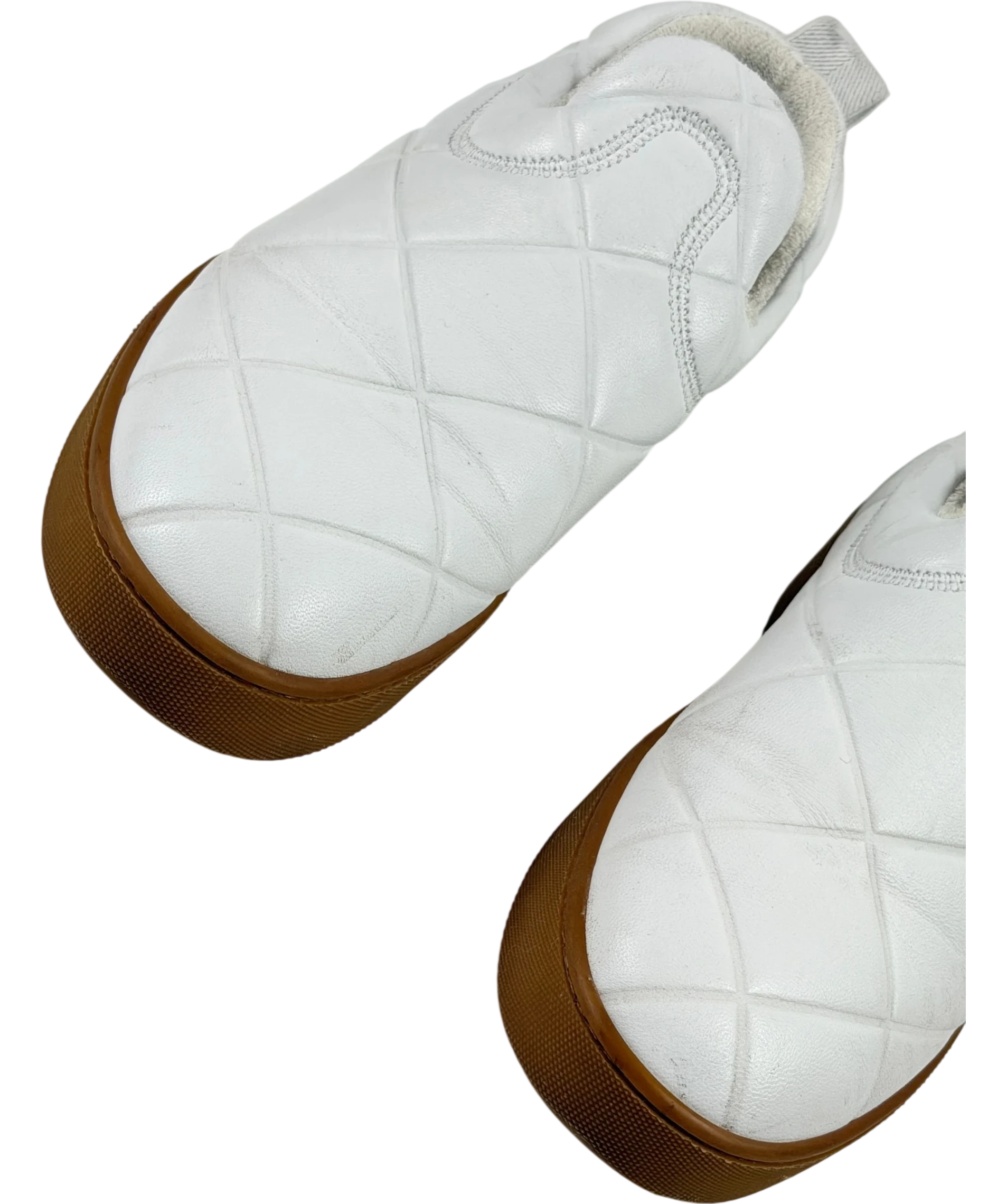 BOTTEGA VENETA The Quilt White Slip-on Trainers UK 6 EU 39