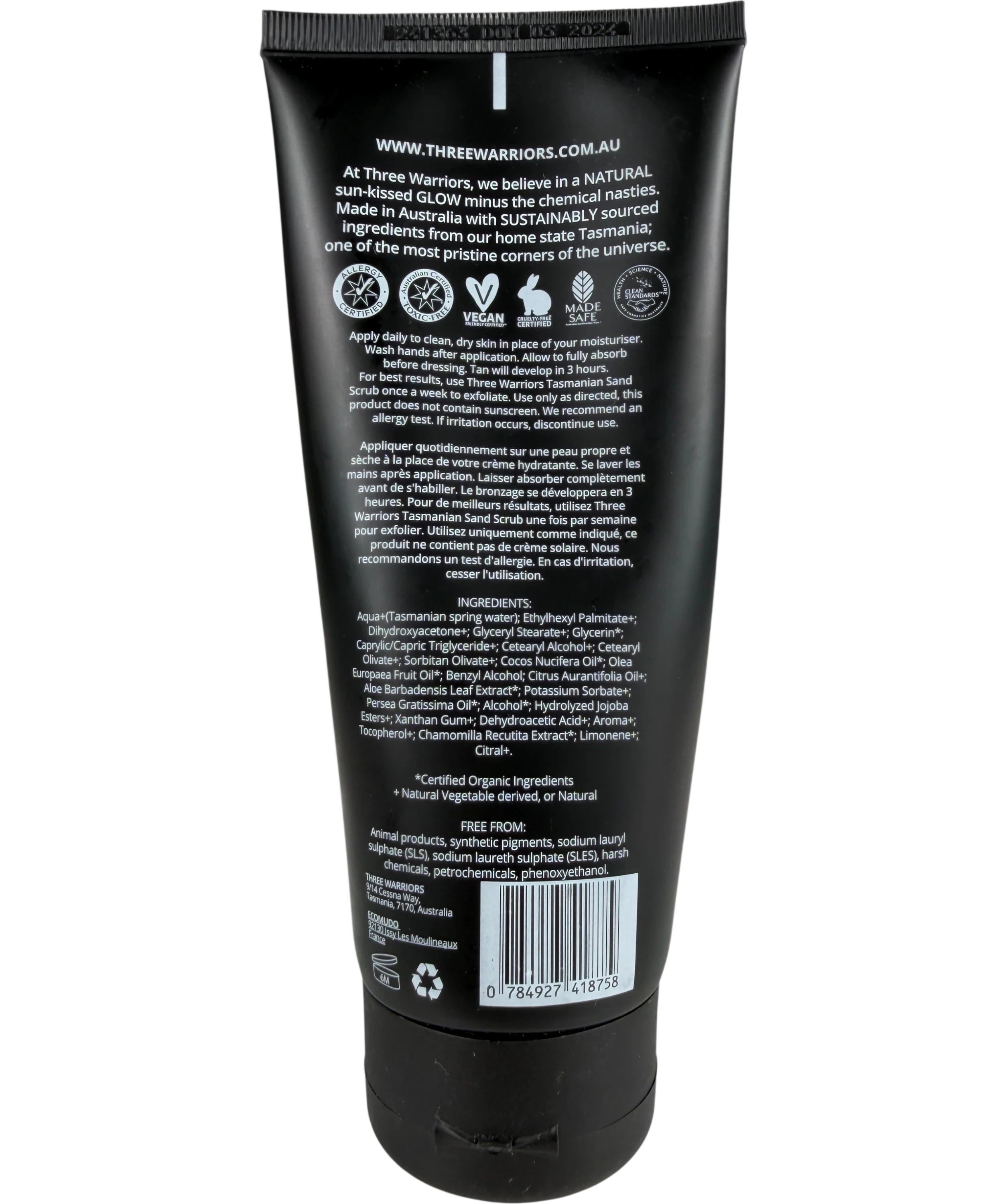 three warriors Gradual Tan 150g