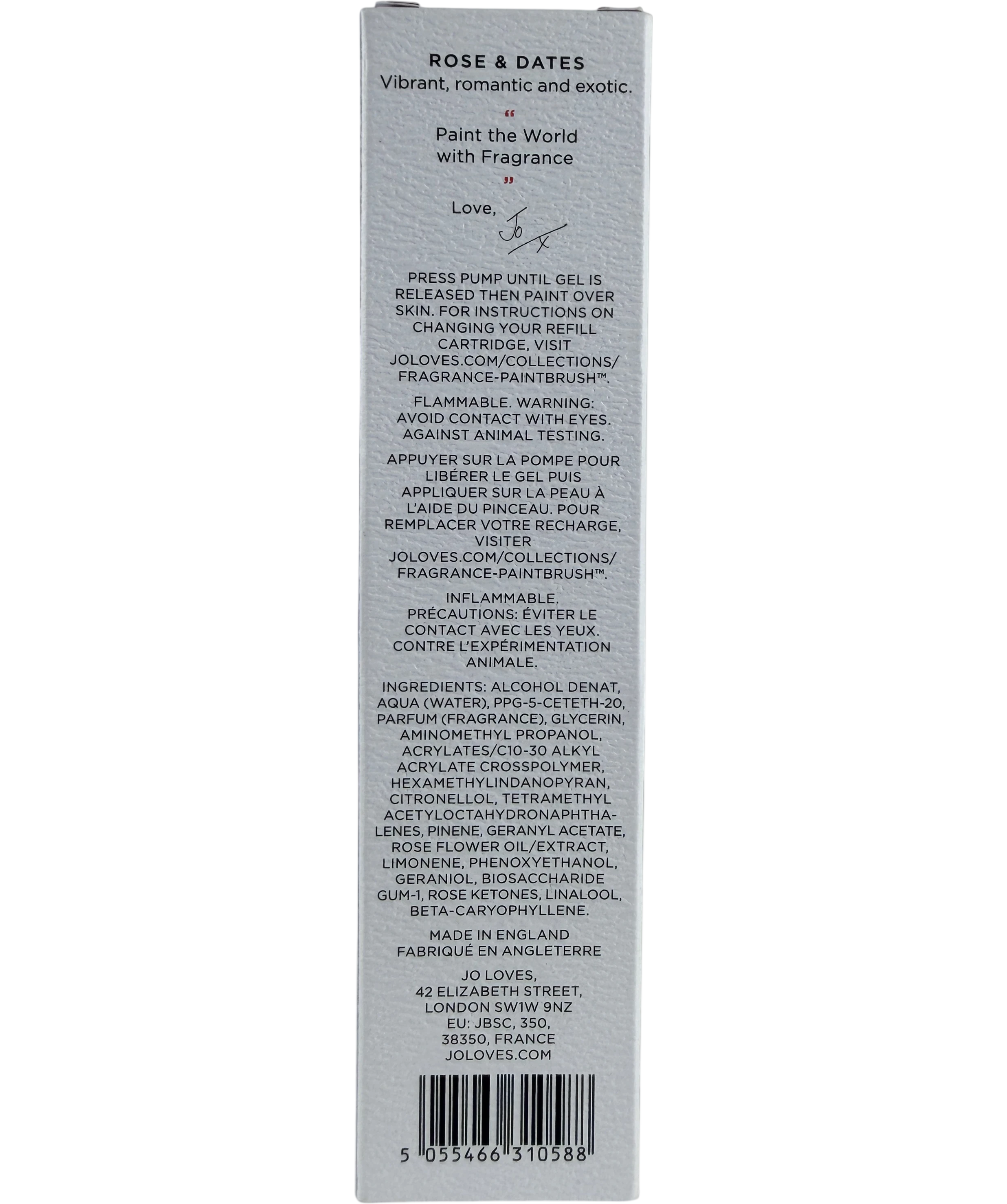 JO LOVES Rose And Dates A Fragrance Paintbrush 7ml