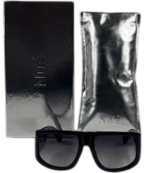 LINDA FARROW X NUE STUDIOS It Girl Crystal Sunglasses Black One Size