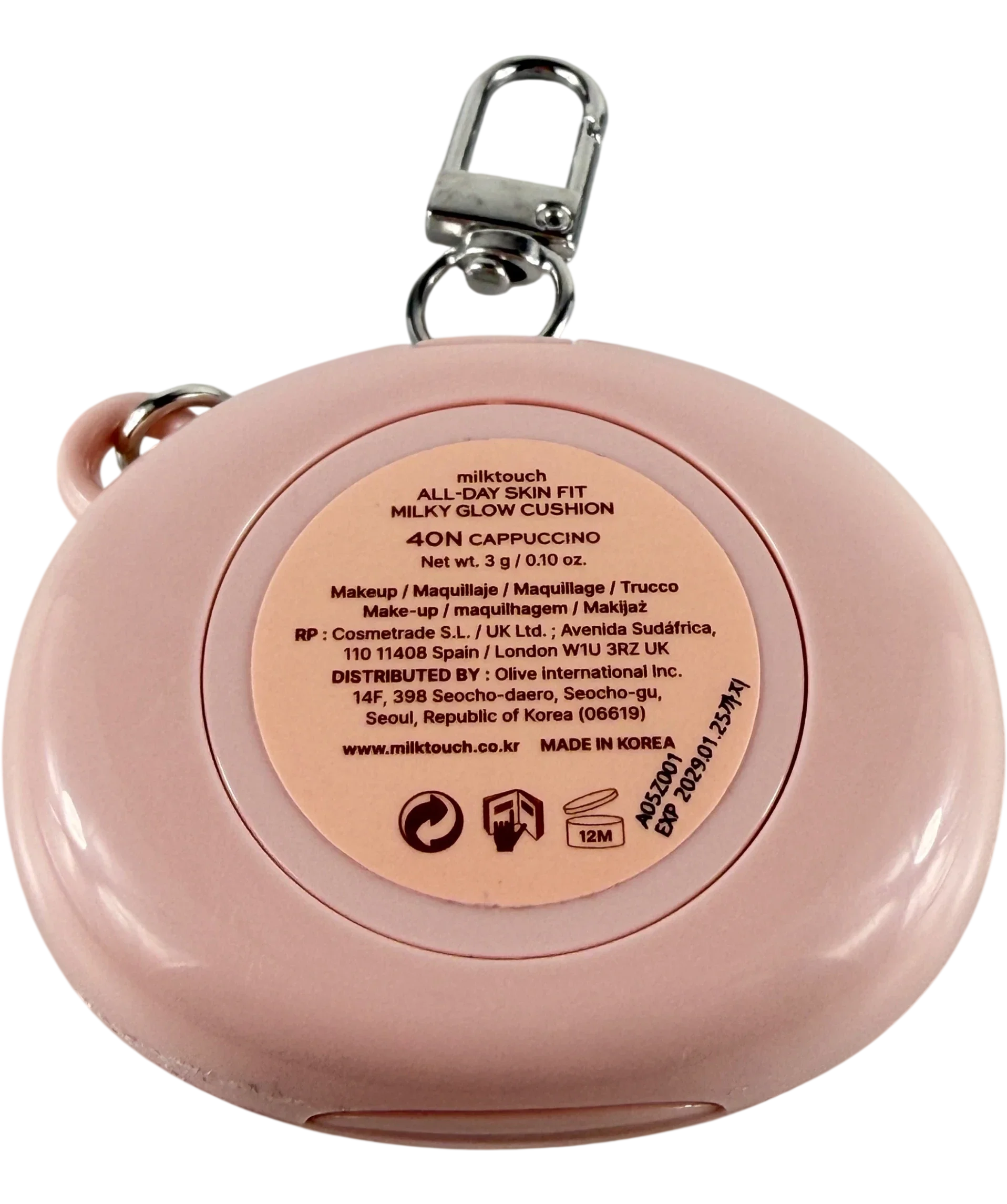 milk touch All-day Skin Fit Milky Glow Cushion 40n 3g