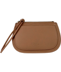 CHLOE Nude Marcie Grained Calfskin Small Zipped Coin Purse One Size