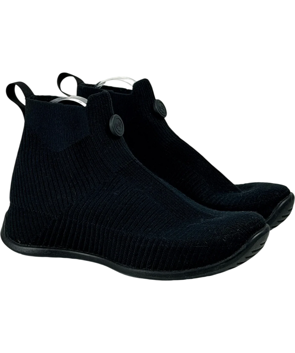 ALLBIRDS M0.0nshot Zero Black High Top Trainers UK 6 EU 39