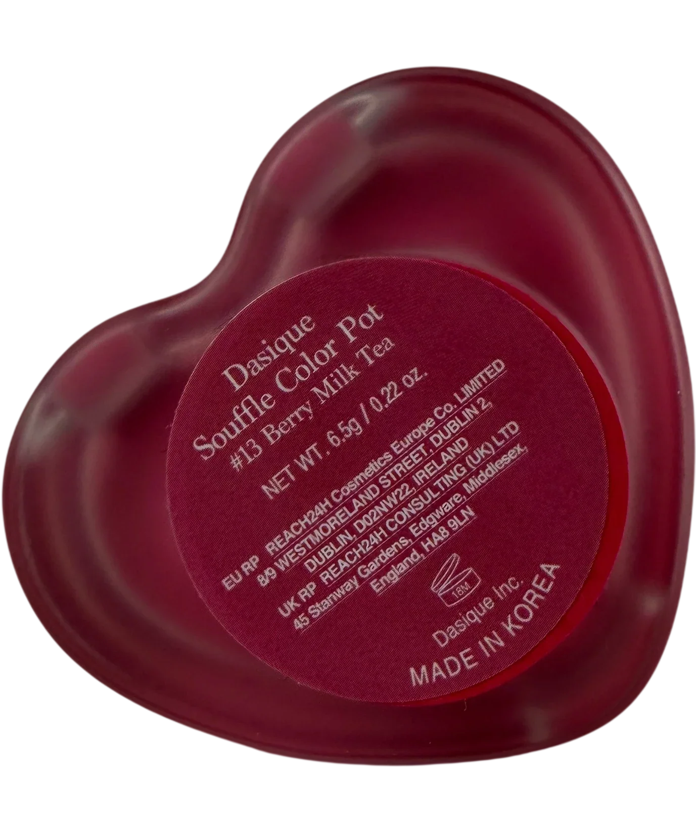 Dasique Souffle Color Pot Berry Milk Tea 6.5g