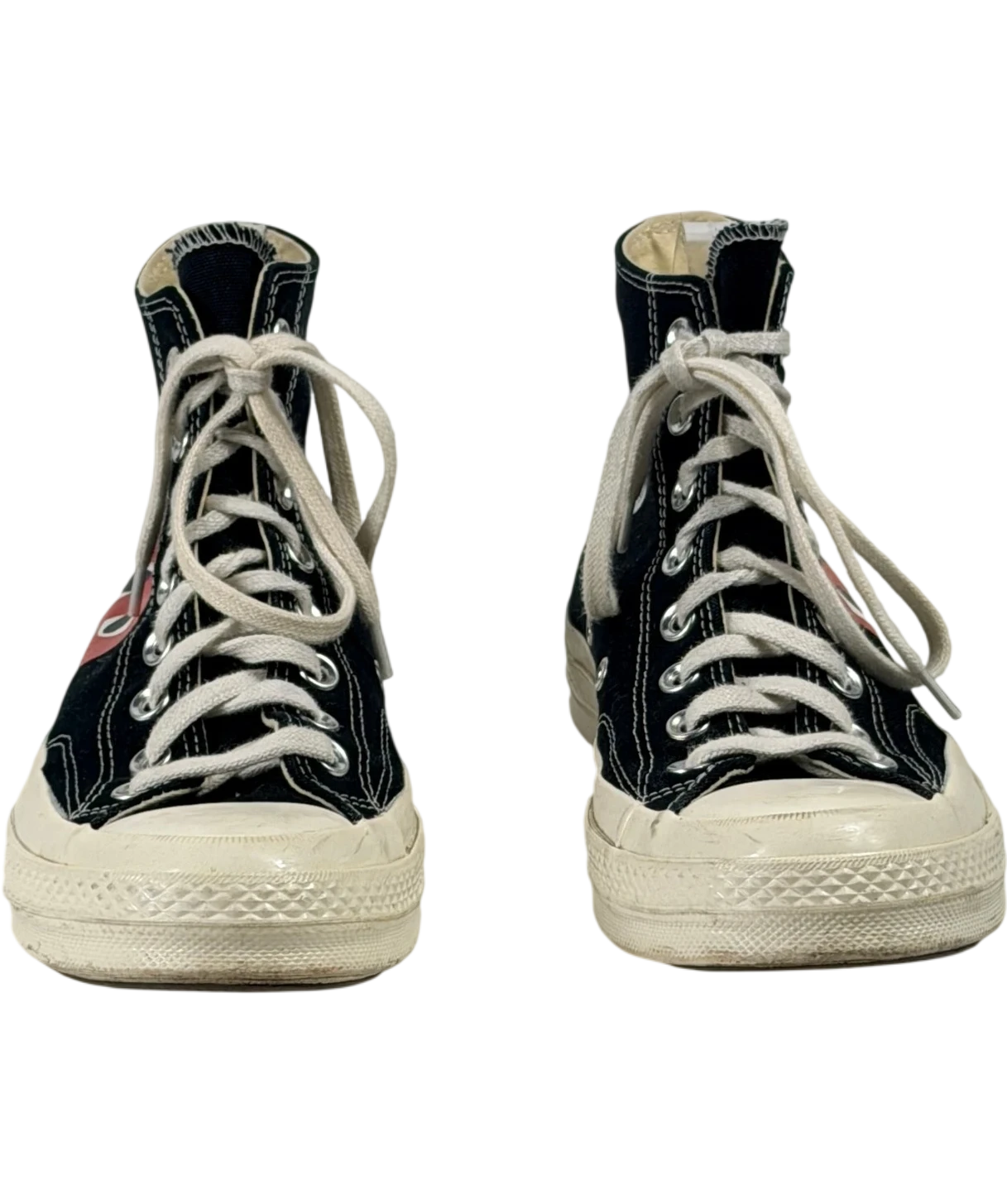 Converse X Comme Des Garçons Play Chuck 70 Black High Top Trainers UK 7 EU 40