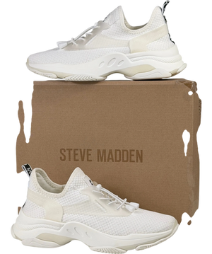 STEVE MADDEN White Match Chunky Low-top Trainers UK 8 EU 41