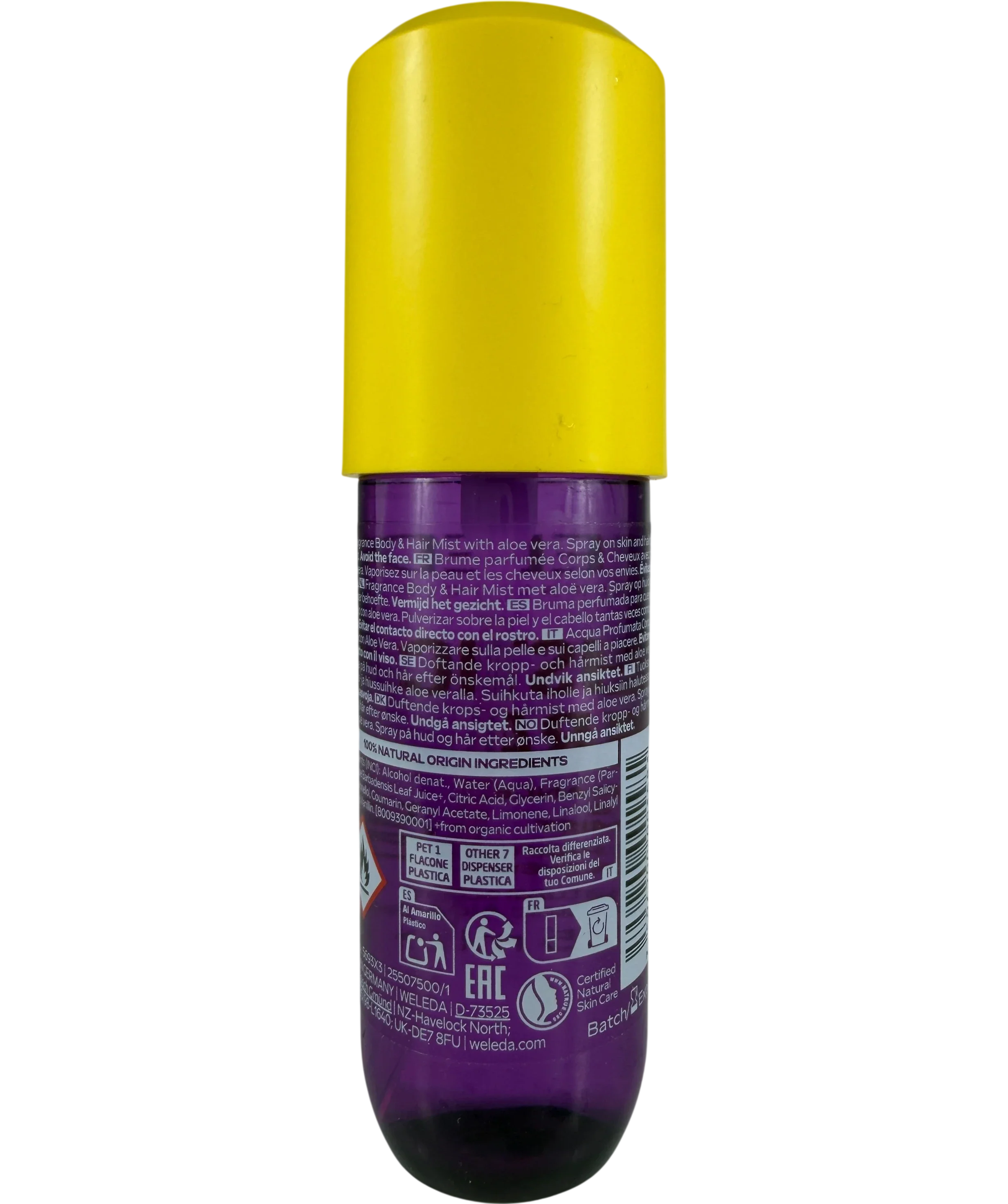 Weleda Mystic Aura Body & Hair Mist With Aloe Vera 95ml