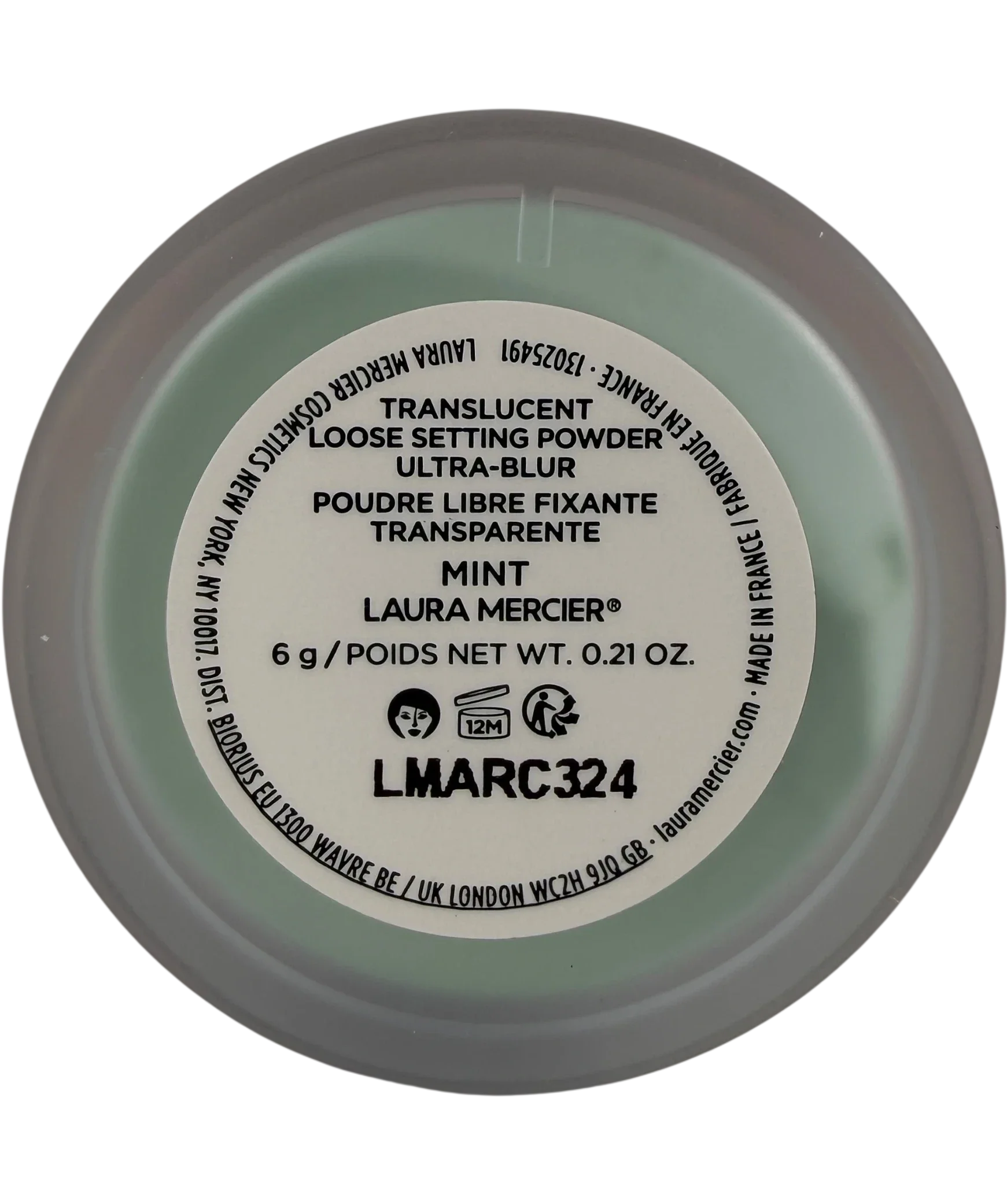 Laura Mercier Mini Translucent Loose Setting Powder Ultra Blur Mint 6g