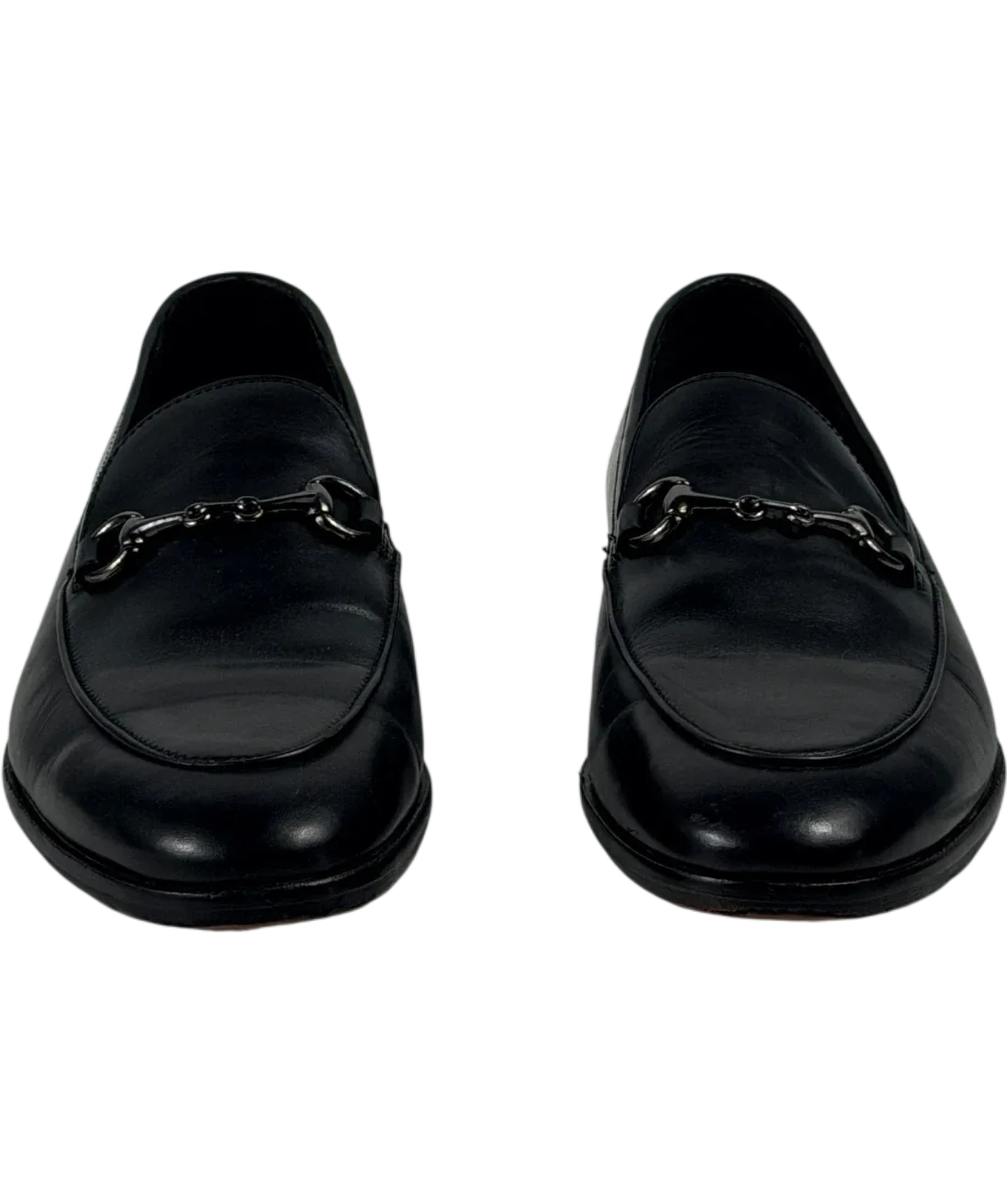 M&S Autograph Mens Black Leather Snaffle Loafers UK 6 EU 39