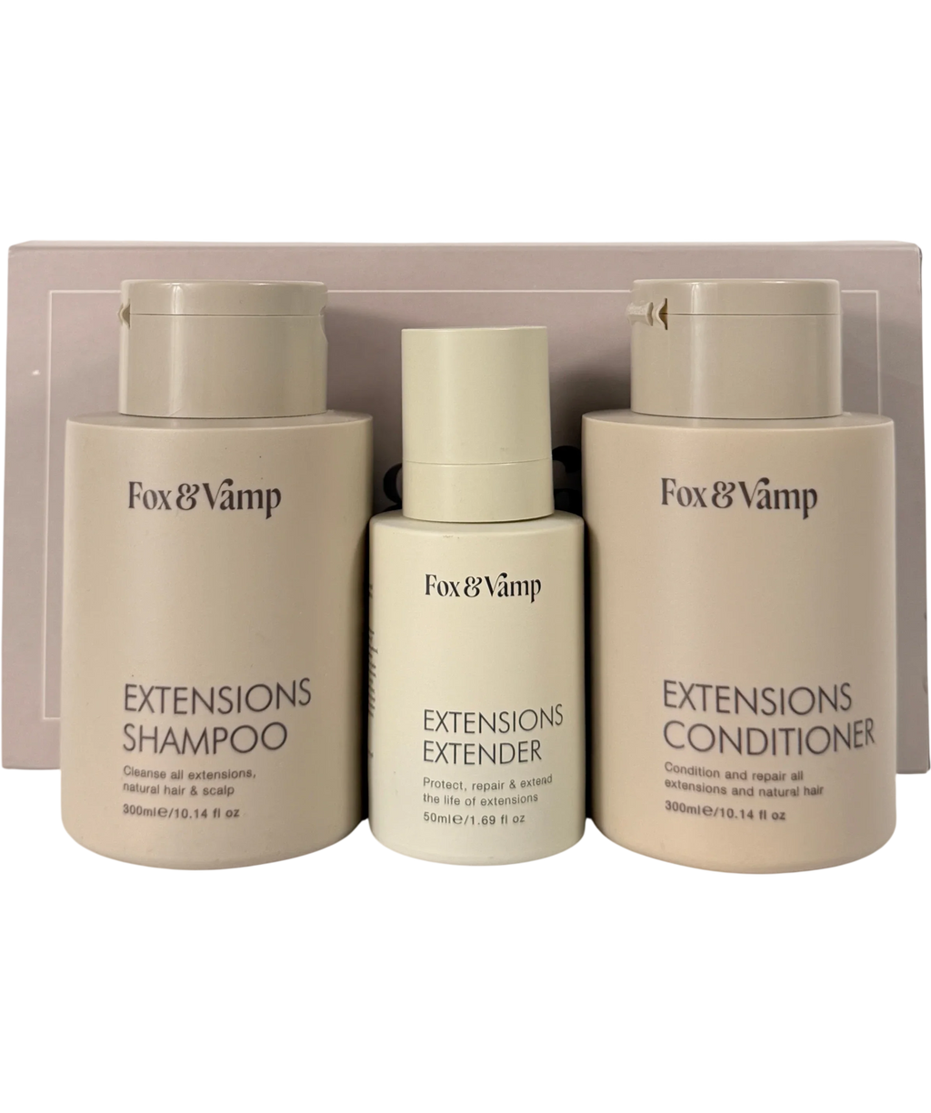 FOX & VAMP The Complete Kit Hair Extensions Care Set 3 FULL SIZED