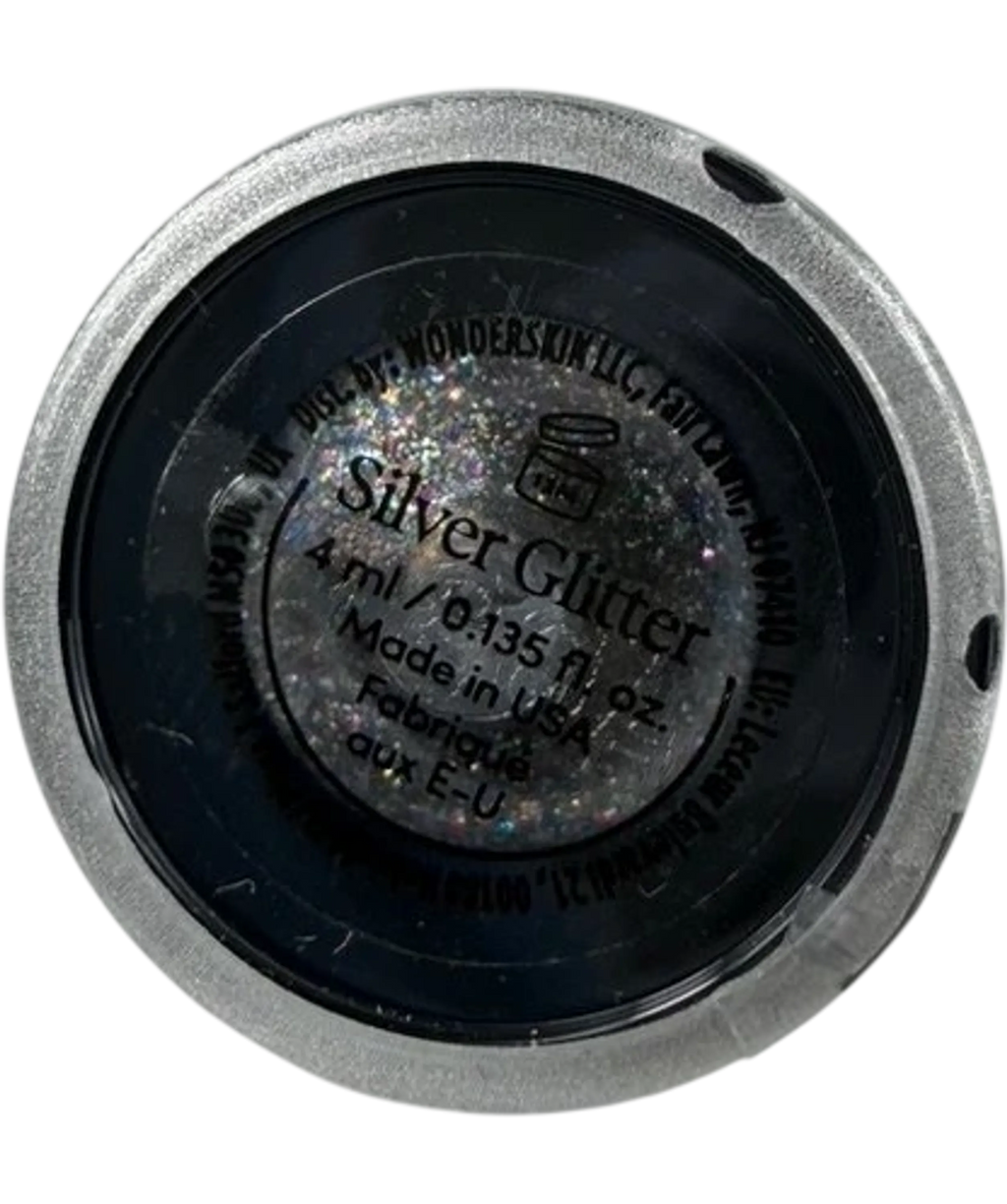 Wonderskin Supergirl Wonder Blading Top Gloss Silver Glitter 4ml