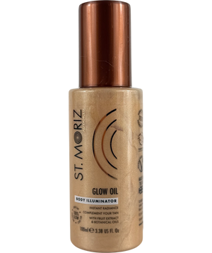 ST MORIZ Compliment Your Tan With Illuminating Particles And Rich Hydrating Oil. Suitable For Everyday Use To Enhance Your Tan With A Radiant Glow. Enriched With Fruit Extract And Botanical Oils. 100ml