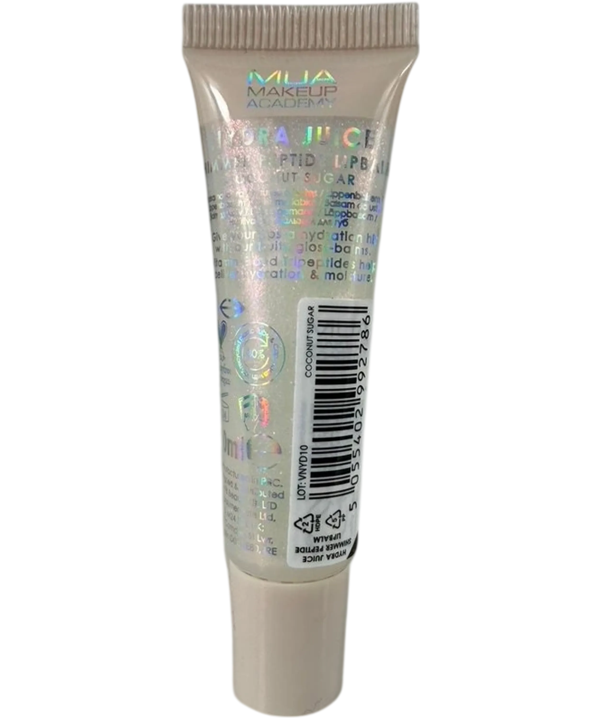 MUA Hydra Juice Peptide Lip Balm Coconut Sugar 10ml