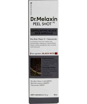 Dr. Melaxin Peel Shot Exfoliating Black Rice Ampoule 80ml